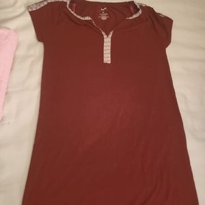 Maroon dress shirt